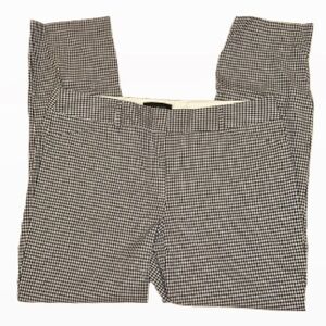 Talbots Navy & White Check Pants Size 12
